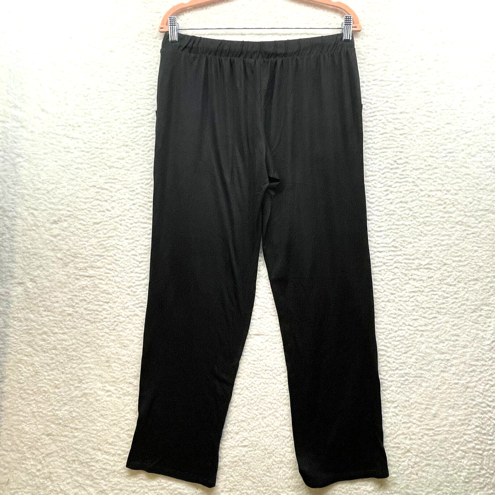 Lucky Brand Pants Womens Small Black Sweatpants Mid Rise Drawstring Pockets - Picture 2 of 10